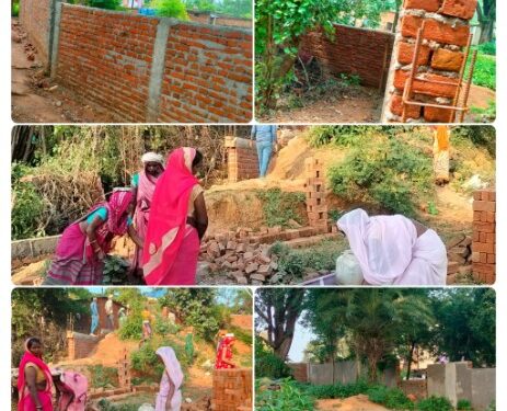 उमरियापान पंचायत में सरपंच की मनमानी, पांचवें वित्त की बाउंड्री वॉल निर्माण में नियमों की अनदेखी, चहेतों पर मेहरबानी चरम पर, नॉट फॉर सीमेंट का किया जा रहा उपयोग