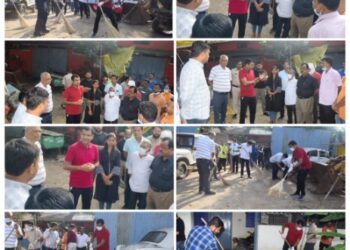 *निगमायुक्त ने सुबह-सुबह वर्कशॉप विभाग में लगाई इंजीनियरों की क्लास*  *प्रातः 8 बजे निगमायुक्त राम प्रकाश अहिरवार पहुंचे वर्कशॉप*  *अपर आयुक्त, अधीक्षण यंत्री, कार्यपालन यंत्री, उपायुक्त, सहायक आयुक्त के साथ अन्य अधिकारियों की लगी परेड*