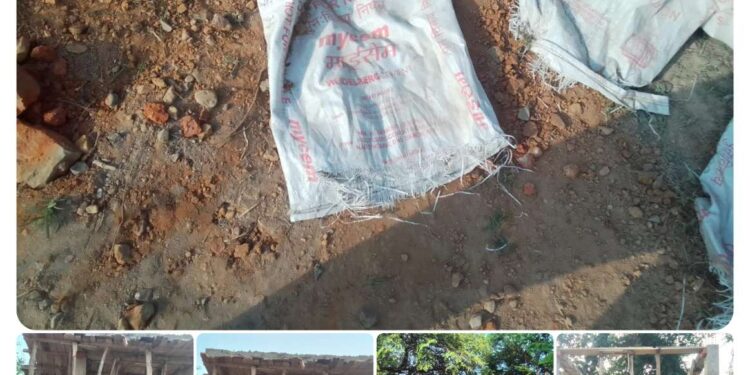 ग्राम पंचायत उमरिया पान बनी भ्रष्टाचार का अड्डा ग्राम पंचायत उमरियापान में रंगमंच निर्माण में अनियमितताएँ और नियमों की अनदेखी, नॉट फॉर सीमेंट का किया जा रहा हैं उपयोग