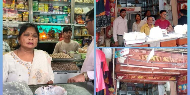 खोवा-मिल्क केक और बर्फी के नमूने जांच हेतु भेजे — बिना एक्सपायरी डेट की मिठाइयों की बिक्री रोकी गई