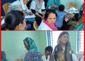 *स्वास्थ्य विभाग की टीम द्वारा ग्राम राजोला में उल्टी दस्त बुखार के मरीजों को दिया जा रहा सतत् उपचार*