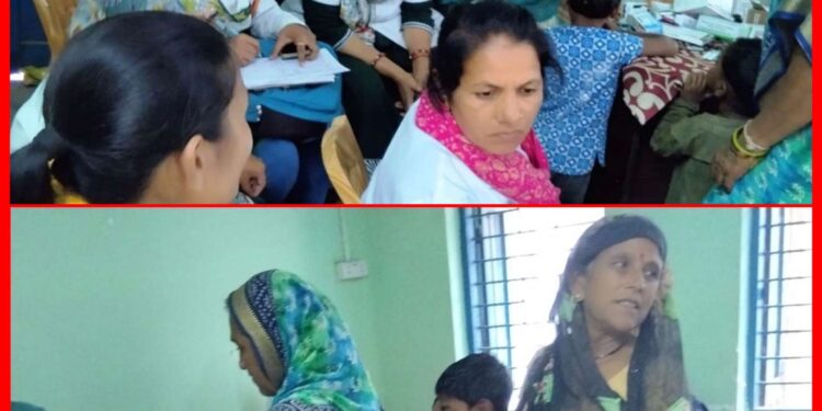 *स्वास्थ्य विभाग की टीम द्वारा ग्राम राजोला में उल्टी दस्त बुखार के मरीजों को दिया जा रहा सतत् उपचार*