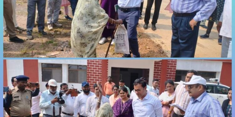 80 वर्षीय वृद्धा से कलेक्टर ने पूछा: “अम्मा..कैसे आना हुआ…” *कलेक्टर ने खुद वृद्धा के पास पहुंचकर सुनीं समस्या*, *तहसीलदार को कार्रवाई के दिए निर्देश*