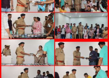 *सर्विलांस टीम द्वारा खोए हुए 222 मोबाइल (अनुमानित कीमत लगभग 45 लाख रूपये) बरामद कर उनके मालिकों को सुपुर्द किये गये ।*