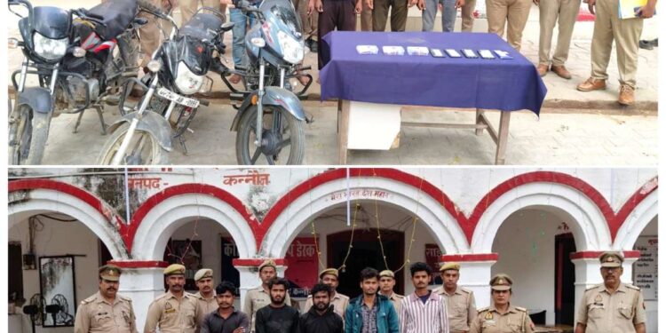 *थाना इन्दरगढ़ पुलिस द्वारा “लूट” के मामले मे वांछित चल रहे 05 नफर अभियुक्तगण को गिरफ्तार किया गया।*