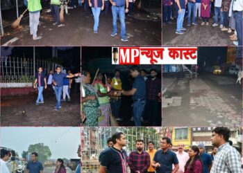 *महापौर, कलेक्टर और निगमायुक्त के मार्गदर्शन में*  *पहलीबार दिवाली के बाद रात के 3 बजे से ही शहर को स्वच्छ बनाने 2 हजार से अधिक सफाई सैनिक सड़कों पर उतरे*