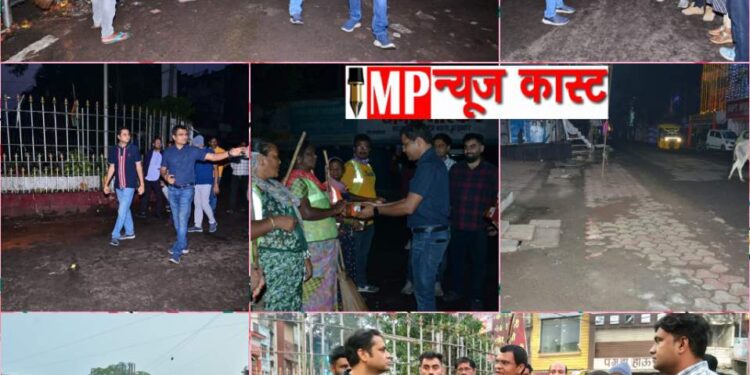 *महापौर, कलेक्टर और निगमायुक्त के मार्गदर्शन में*  *पहलीबार दिवाली के बाद रात के 3 बजे से ही शहर को स्वच्छ बनाने 2 हजार से अधिक सफाई सैनिक सड़कों पर उतरे*