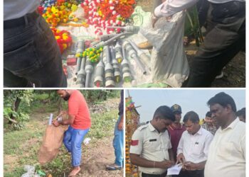 जिले में प्रतिबंधित पटाखों और कार्बाइड गन की बिक्री पर कड़ी कार्रवाई, 55 कार्बाइड गन जब्त  कार्बाइड गन के प्रयोग पर रोक लगाने के लिए धारा 163 भारतीय नागरिक सुरक्षा संहिता 2023 के अंतर्गत प्रतिबंधात्मक आदेश जारी