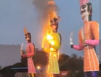 🔥 भोपाल में नशेड़ियों का कारनामा – सुबह ही जला डाला रावण! 🔥