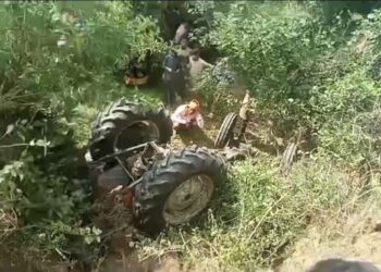 सारंगपुर में बड़ा हादसा: खेत जोतते समय ट्रैक्टर पलटने से किसान की मौत