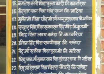 पत्रकारिता की आड मे अबैध बसूली करने बाला पत्रकार को सलेहा पुलिस ने किया गिऱफ्तार