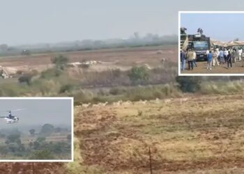🚁 मध्यप्रदेश में अनोखा रेस्क्यू ऑपरेशन: हेलीकॉप्टर से हिरणों का हांका,