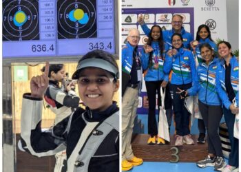 विश्व निशानेबाजी चैंपियनशिप ISSF मिस्र में श्रेया अग्रवाल ने जीता कांस्य पदक, देश का नाम किया रोशन….वीडियो