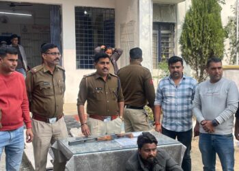 उप निरीक्षक रवि भंडारी की टीम ने कर दिया कमाल”  दो वर्ष पूर्व चोरी गई बंदूक को बंदूक बरामद कर आरोपी को किया गिरफ्तार…!