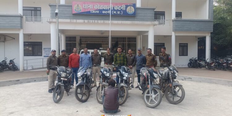 *शातिर वाहन चोर चढ़ा कोतवाली पुलिस के हत्थे, लंबे समय से दे रहा था वाहन चोरी की घटनाओं को अंजाम,