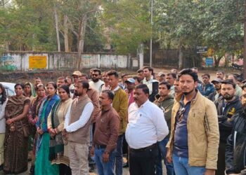 ग्राम रोजगार सहायक और सचिव कर्मचारी संघ ने सोपा ज्ञापन,,