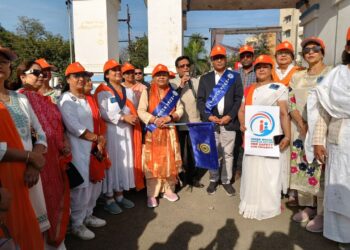इनर व्हील क्लब का “ऑरेंज वेव वॉकथॉन” संपन्‍न*