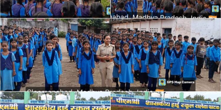 मुस्कान अभियान से खिले स्लीमनाबाद के स्कूल — पुलिस ने सिखाया ‘गुड टच-बैड टच’, जागरूकता की दी रोशनी”