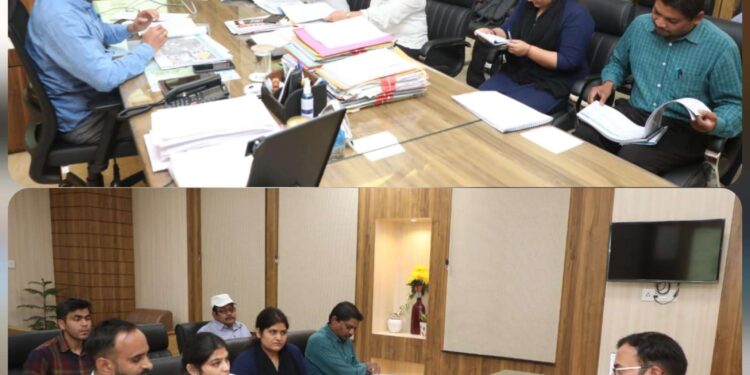 पुराने तहसील भवन का बनायें, रिवाइज्ड डीपीआर- कलेक्टर श्री तिवारी  री-डेंसिफिकेशन प्रोजेक्ट के तहत 86.37 करोड़ रुपए की लागत के दो कार्यों की कलेक्टर ने की समीक्षा