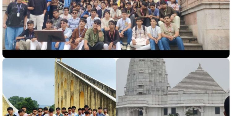 जेपी वी डी ए वी विद्यालय के विद्यार्थियों ने किया जयपुर का त्रिदिवसीय शैक्षणिक भ्रमण