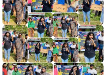 एसआईआर की आई है बारी , अब सही मतदाता सूची होगी जारी घर घर जाकर होगा सर्वे, एक भी वोट न छूटे मतदाता सूची में नाम जुड़वाएं, लोकतंत्र को मजबूत बनाएं – सारिका