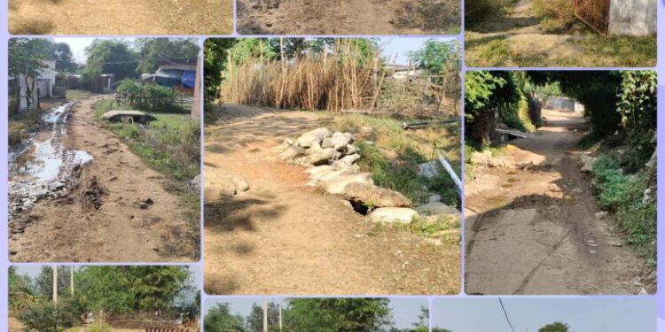 नदिया टोला की बदहाली, गंदगी का अंबार, एंबुलेंस की पहुंच बंद, मूलभूत सुविधाओं से जूझते ग्रामीण, ग्राम पंचायत पोड़ी कला बी का मामला