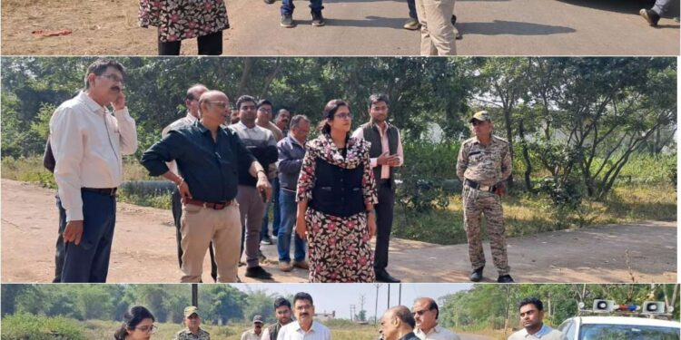निगमायुक्त सुश्री परिहार ने विभिन्न योजनाओं के तहत निर्माणाधीन कार्यों का निरीक्षण कर अधिकारियों को दिए आवश्यक निर्देश