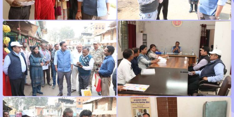 कलेक्टर ने ढीमरखेड़ा के गांवों में पहुंचकर बीएलओ के कार्यों का किया औचक निरीक्षण, कार्यों में तेजी लाने के दिये निर्देश