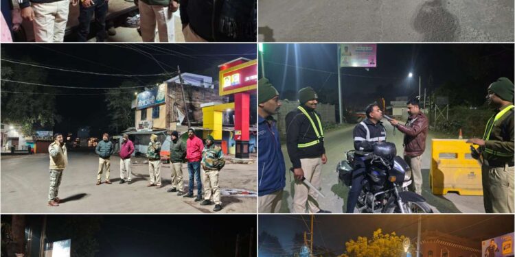 🚔 कटनी पुलिस का व्यापक अभियान – 169 वारंटियों व अपराधियों की गिरफ्तारी, गुंडा-बदमाशों की चेकिंग और सड़क सुरक्षा हेतु नशे में वाहन चलाने वालों पर कड़ी कार्रवाई