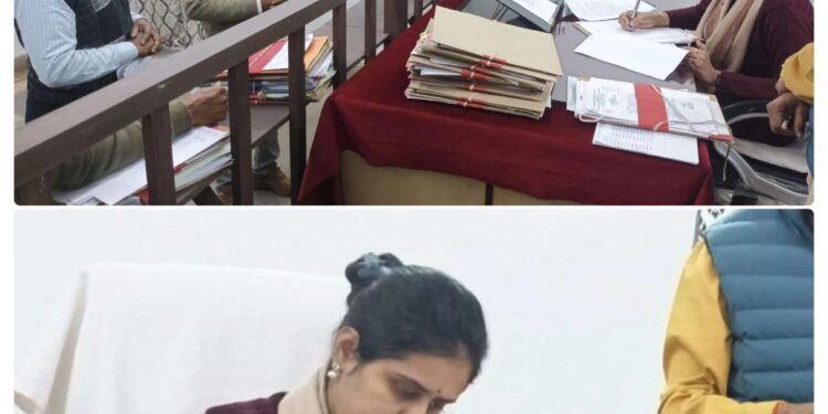 *17 ग्राम पंचायतों की वित्तीय अनियमिताओं के प्रकरणों में जिला पंचायत की सीईओ ने  की सुनवाई*  *सुश्री कौर ने वन टू वन 40 लाख रुपए से अधिक के मामलों में धैर्य के साथ ग्राम पंचायतों का पक्ष जाना*