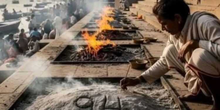 काशी के मणिकर्णिका घाट की अनोखी परंपरा: चिता शांत होने पर क्यों लिखे जाते हैं ‘94’?