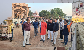 *आज से शुरू हुआ पांच दिवसीय दद्दा जी प्राण प्रतिष्ठा महोत्सव* *मंदिर में दद्दा जी की विग्रह की हो स्थापना* *भजन गायक संजो बघेल देंगी भक्ति रस की प्रस्तुति, महा रुद्राभिषेक का रहेगा आयोजन*