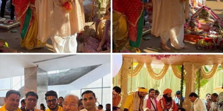 वैदिक मंत्रों के बीच बंधे जीवन-सूत्र में इन्द्रेश उपाध्याय जी, अलौकिक झल्कियों ने मोहा जनमानस