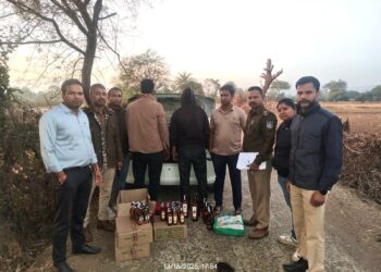 स्विफ्ट डिजायर कार से नर्मदापुरम लाई जा रही अवैध शराब का जखीरा देहात पुलिस ने घानाबढ से पकड़ा,कारवाई से मचा हड़कंप…!