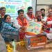 वाश ऑन व्हील अंतर्गत स्वच्छता किट वितरण कालापीपल जनपद”