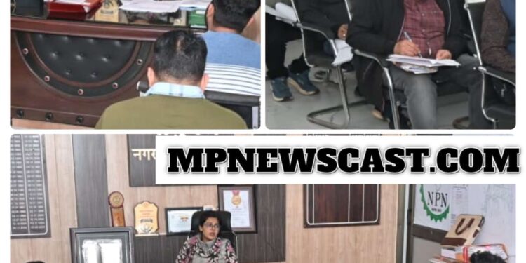 नगर निगम की योजनाओं की प्रगति की गहन समीक्षा, अवैध मैरिज गार्डन पर होगी कार्रवाई