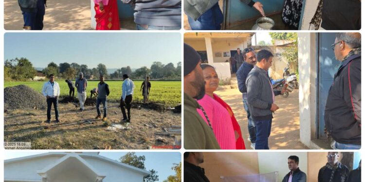 *जनपद पंचायत ढीमरखेड़ा के सीईओ ने जनमन योजना के अंतर्गत कोठी पहुंचकर प्रगतिरत आंगनवाड़ी भवन का निरीक्षण कर लिया जायजा*
