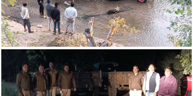 *दतला नदी में अवैध रेत उत्खनन पर बड़ी कार्रवाई* *माइनिंग-पुलिस की संयुक्त दबिश से चार ट्रैक्टर जब्त* *माफियाओं में हड़कंप*