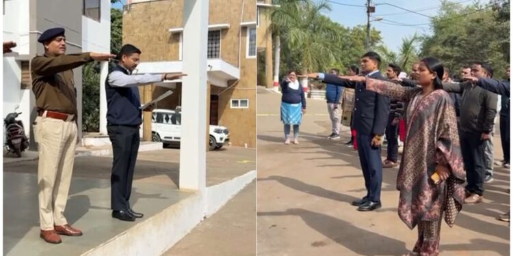 ⏺️ *सुशासन दिवस के अवसर पर पुलिस अधीक्षक कार्यालय में सामूहिक शपथ कार्यक्रम आयोजित*