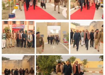 *जिला जज कन्नौज नरेंद्र कुमार झा,जिलाधिकारी कन्नौज, आशुतोष मोहन अग्निहोत्री तथा पुलिस अधीक्षक कन्नौज, विनोद कुमार द्वारा जिला कारागार कन्नौज का किया गया आकस्मिक निरीक्षण ।*