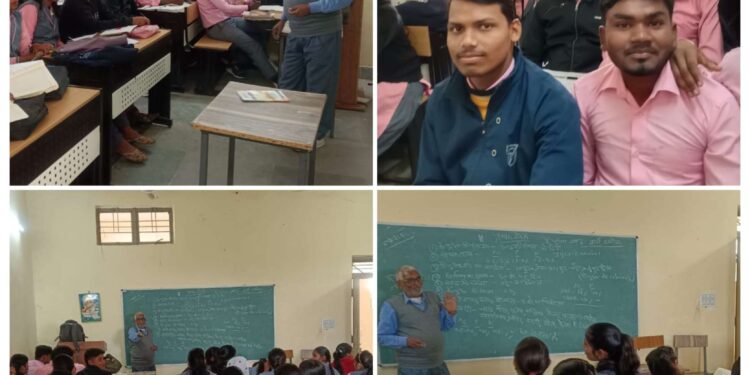 विद्यार्थियों को दिया गया केंचुआ खाद निर्माण तथा शस्य विज्ञान का तकनीकी प्रशिक्षण