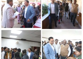 रोजगार मेले में हुआ 833 युवाओं का प्राथमिक चयन  स्वरोजगार हेतु 5 आवेदकों को 50 लाख से अधिक के ऋण पत्र वितरित