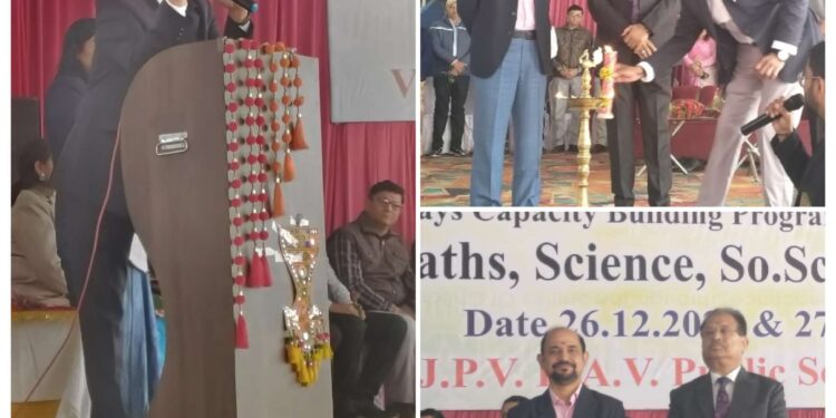 *जे. पी. वी डी. ए. वी. विद्यालय मे हुआ डी. ए .वी कार्यशालाओं का आयोजन*-
