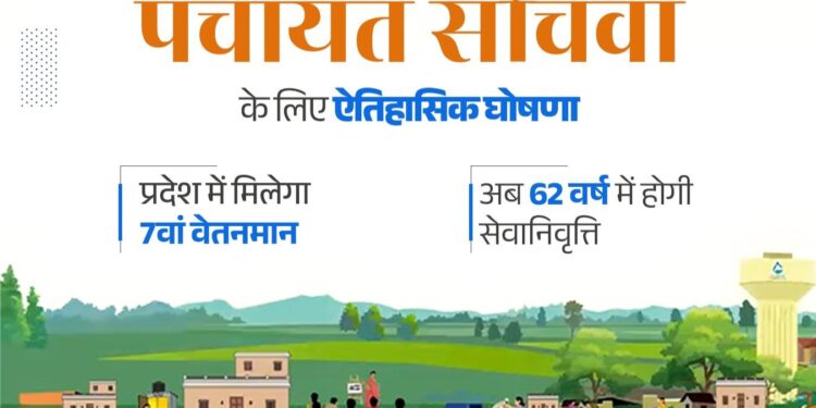 पंचायत सचिवों के लिए ऐतिहासिक फैसला | 7वां वेतनमान और 62 साल में रिटायरमेंट