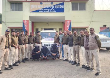 अवन्तिपुर बड़ोदिया पुलिस की बड़ी कार्यवाही’लूट के प्रकरण में बड़ी सफलता’