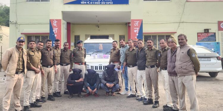 अवन्तिपुर बड़ोदिया पुलिस की बड़ी कार्यवाही’लूट के प्रकरण में बड़ी सफलता’