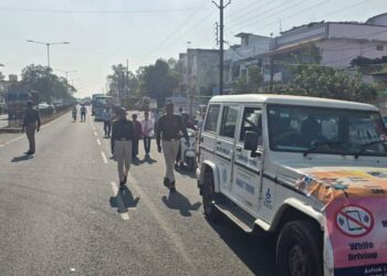 *नगर उमरानाला में सड़क सुरक्षा जागरूकता अभियान*
