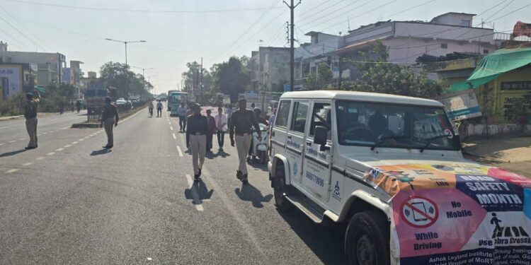 *नगर उमरानाला में सड़क सुरक्षा जागरूकता अभियान*