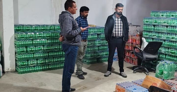 *परासिया क्षेत्र में एक्पायर कोल्ड्रिंक विक्रय के संबंध में की गई कार्यवाही*