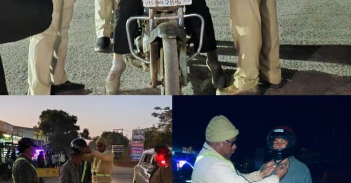 *सड़क सुरक्षा जीवन रक्षा कटनी पुलिस* सड़क सुरक्षा अभियान में थाना बाकल पुलिस की पहल, वाहन चालकों को बांटे हेलमेट “अब हमेशा पहनना है हेलमेट” — थाना प्रभारी की अपील